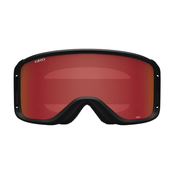 Gogle zimowe GIRO SAGEN czarny szary FLOW (szyba AMBER SCARLET 19-42% S2), 2 zdjęcie