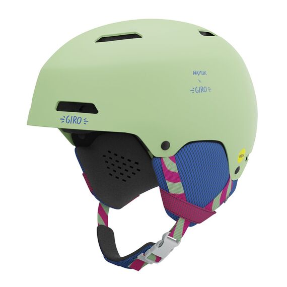 Kask zimowy GIRO CRUE namuk paradise, Kolor: zielony, Rozmiar: S (52-55.5 cm), 2 zdjęcie