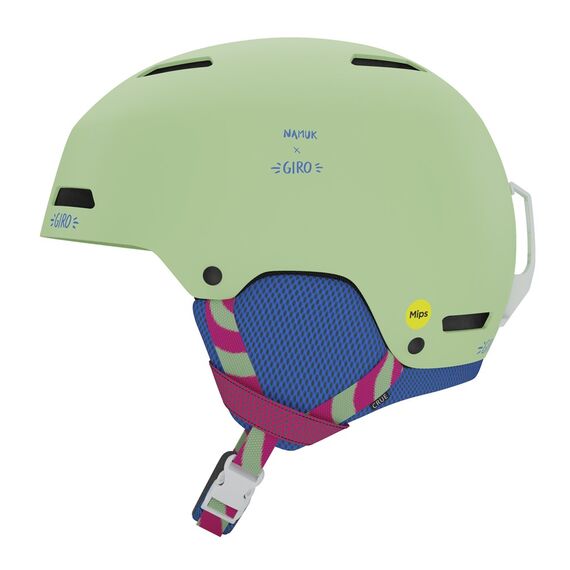 Kask zimowy GIRO CRUE namuk paradise, Kolor: zielony, Rozmiar: M (55.5-59 cm)