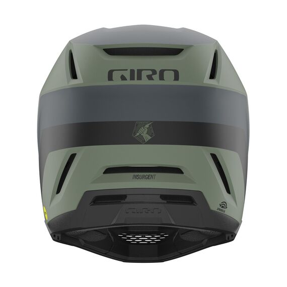 Kask full face GIRO INSURGENT SPHERICAL matte hedge green ciemny shark, Kolor: zielony, Rozmiar: XL/XXL (59-63 cm), 3 zdjęcie