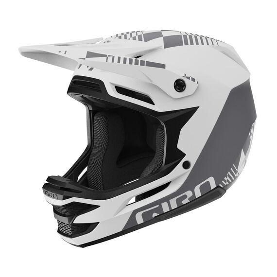 Kask full face GIRO INSURGENT SPHERICAL matte charcoal rush, Kolor: biały, Rozmiar: M/L (55-59 cm)