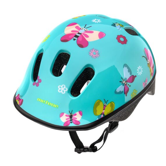 Kask rowerowy Meteor KS06 Dragon, Kolor: zielony, Rozmiar: 48-52, 2 zdjęcie