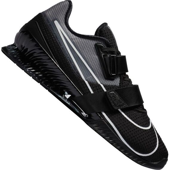 NIKE-ROMALEOS-4 buty do podnoszenia ciężarów na siłownię czarno-białe, Kolor: czarny, Rozmiar: 42
