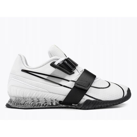 NIKE-ROMALEOS-4 buty do podnoszenia ciężarów na siłownie białe/czarne, Kolor: biały, Rozmiar: 44, 2 zdjęcie