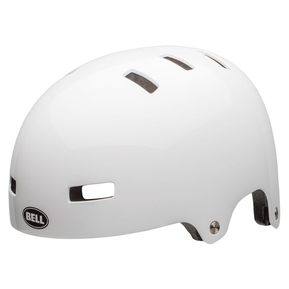 Kask juniorski BELL SPAN gloss biały, Kolor: biały połysk, Rozmiar: S (51–55 cm)