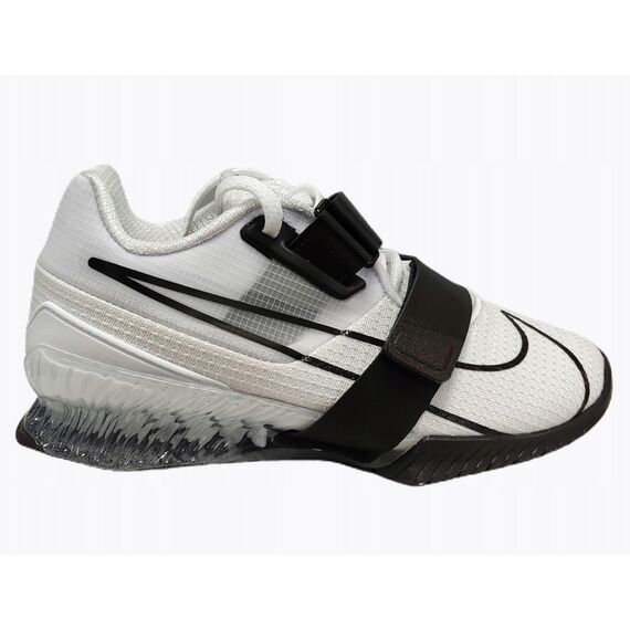 NIKE-ROMALEOS-4 buty do podnoszenia ciężarów na siłownie białe/czarne, Kolor: biały, Rozmiar: 45, 7 zdjęcie
