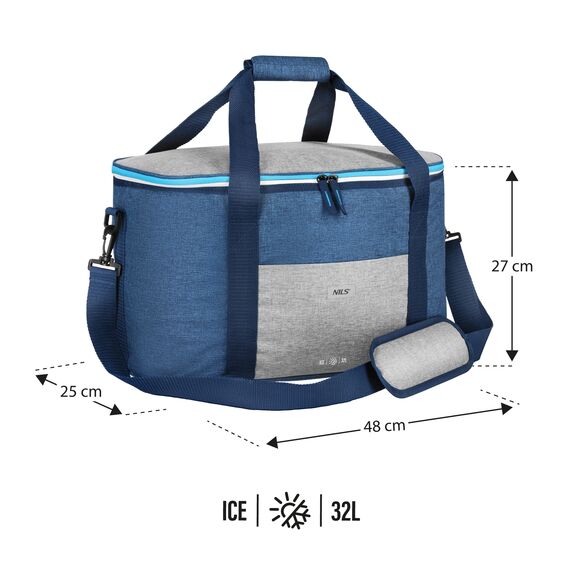 NILS CAMP torba termiczna 32L NC2903 niebieska, 2 zdjęcie