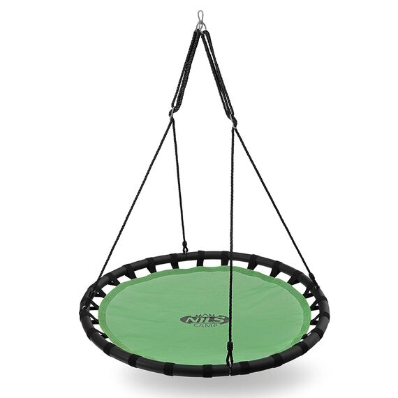 NILS FUN huśtawka dla dzieci bocianie gniazdo 120cm NB5036 zielony, Kolor: zielony, Rozmiar: one size, 2 zdjęcie