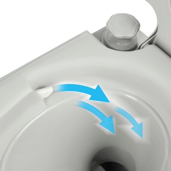 NILS CAMP toaleta turystyczna przenośna 24L NC0023 biała, 9 zdjęcie