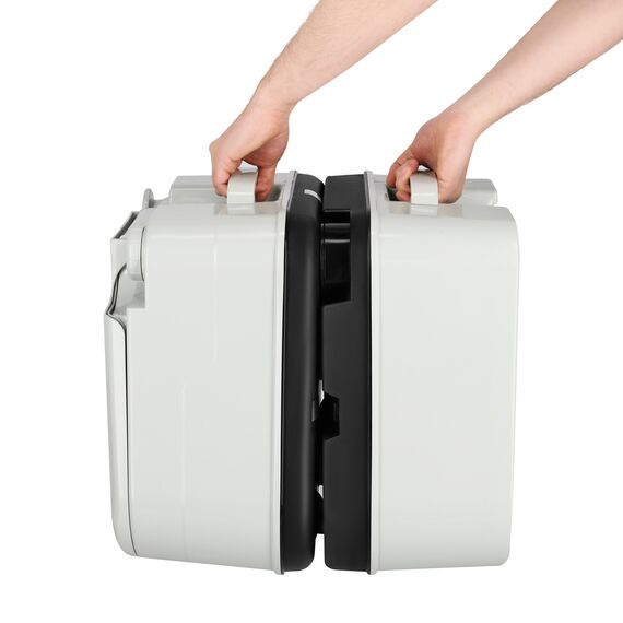 NILS CAMP toaleta turystyczna przenośna 24L NC0023 biała, 7 zdjęcie