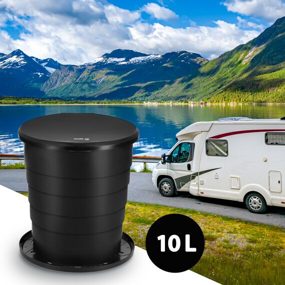 NILS CAMP toaleta turystyczna przenośna 24L NC0024 czarna, 12 zdjęcie NILS CAMP toaleta turystyczna przenośna 24L NC0024 czarna, 12 zdjęcie