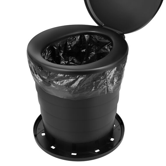 NILS CAMP toaleta turystyczna przenośna 24L NC0024 czarna, 8 zdjęcie NILS CAMP toaleta turystyczna przenośna 24L NC0024 czarna, 8 zdjęcie