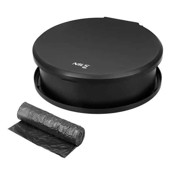 NILS CAMP toaleta turystyczna przenośna 24L NC0024 czarna, 7 zdjęcie NILS CAMP toaleta turystyczna przenośna 24L NC0024 czarna, 7 zdjęcie