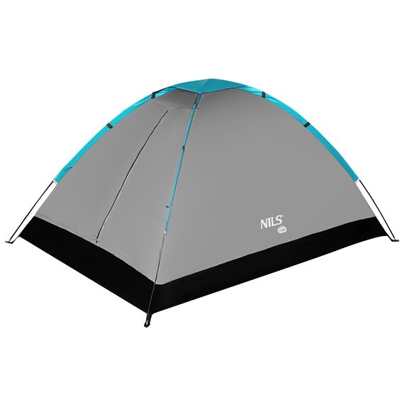 NILS CAMP namiot turystyczny 2 osobowy NC3021 szary, Kolor: szary