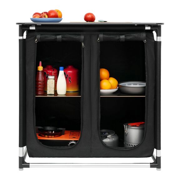 NILS CAMP szafka turystyczna z torbą do przenoszenia NC3032 czarna, 10 zdjęcie