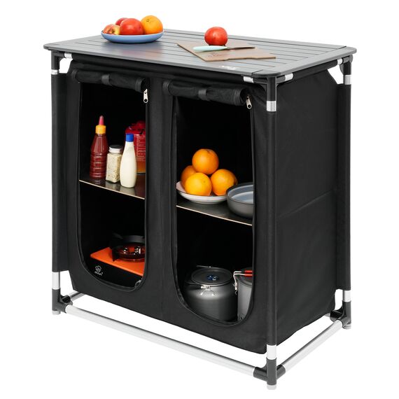 NILS CAMP szafka turystyczna z torbą do przenoszenia NC3032 czarna, 9 zdjęcie