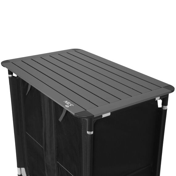 NILS CAMP szafka turystyczna z torbą do przenoszenia NC3032 czarna, 6 zdjęcie