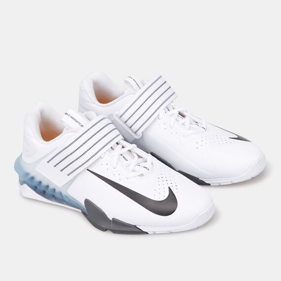NIKE-SAVALEOS-II buty do podnoszenia ciężarów na siłownię białe/szare, Kolor: biały, Rozmiar: 45, 5 zdjęcie