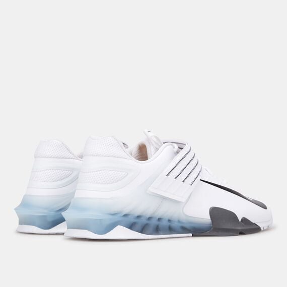 NIKE-SAVALEOS-II buty do podnoszenia ciężarów na siłownię białe/szare, Kolor: biały, Rozmiar: 42, 4 zdjęcie