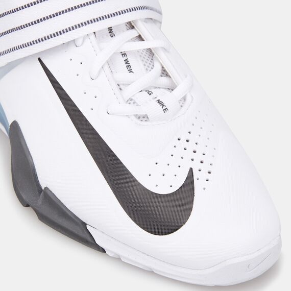 NIKE-SAVALEOS-II buty do podnoszenia ciężarów na siłownię białe/szare, Kolor: biały, Rozmiar: 42, 2 zdjęcie