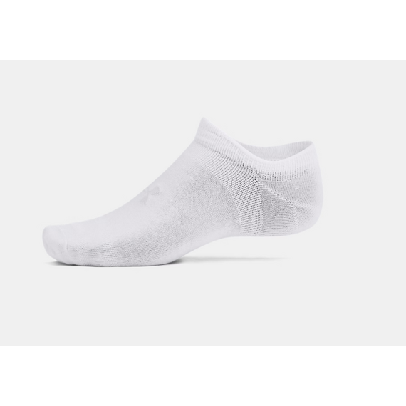 UNDER ARMOUR zestaw skarpetek stopek 6 par Essential No Show białe, Kolor: biały, Rozmiar: L, 2 zdjęcie