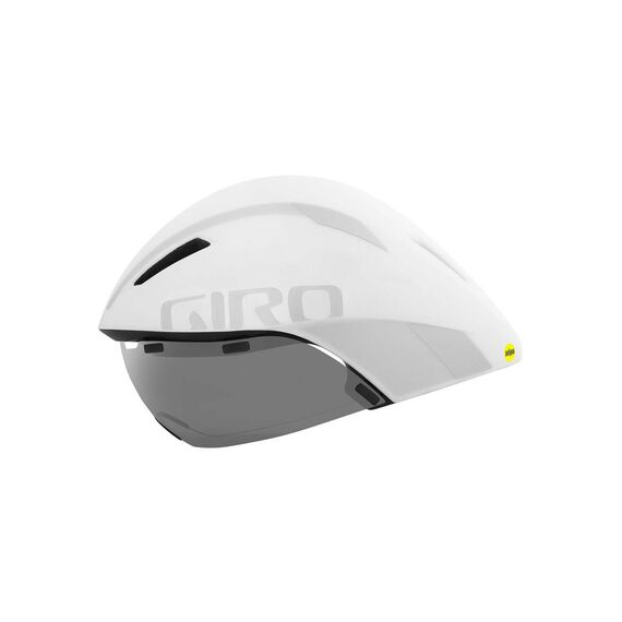 Kask czasowy GIRO AEROHEAD MIPS matte biały silver, Kolor: biały, Rozmiar: S (51–55 cm)