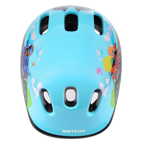 Kask rowerowy Meteor KS06 Dragon, Kolor: Multikolor#2, Rozmiar: 48-52, 4 zdjęcie