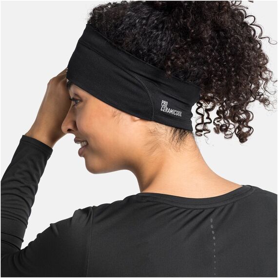 ODLO Opaska Headband CERAMICOOL czarna, Kolor: czarny, Rozmiar: one size, 3 zdjęcie