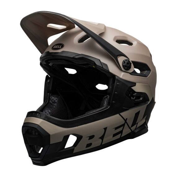 Kask full face BELL SUPER DH MIPS SPHERICAL matte gloss sand czarny, Kolor: beżowy, Rozmiar: L (58-62 cm), 2 zdjęcie
