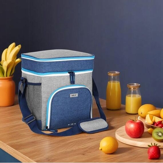 NILS CAMP torba termiczna 15L NC2902 niebieska, 4 zdjęcie