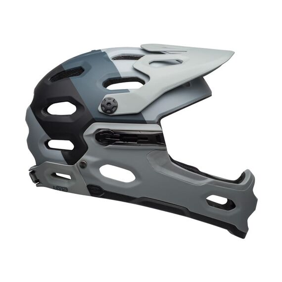 Kask full face BELL SUPER 3R MIPS downdraft matte gray gunmetal, Kolor: szary, Rozmiar: L (58-62 cm)