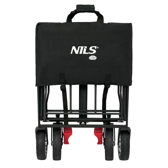 NILS CAMP wózek transportowy turystyczny 120L NC2603 czarny, 8 zdjęcie