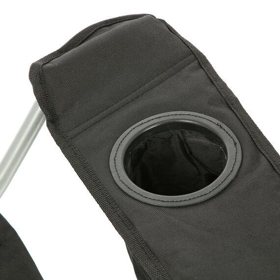 NILS CAMP krzesło turystyczne wędkarskie NC3080 czarne, 7 zdjęcie