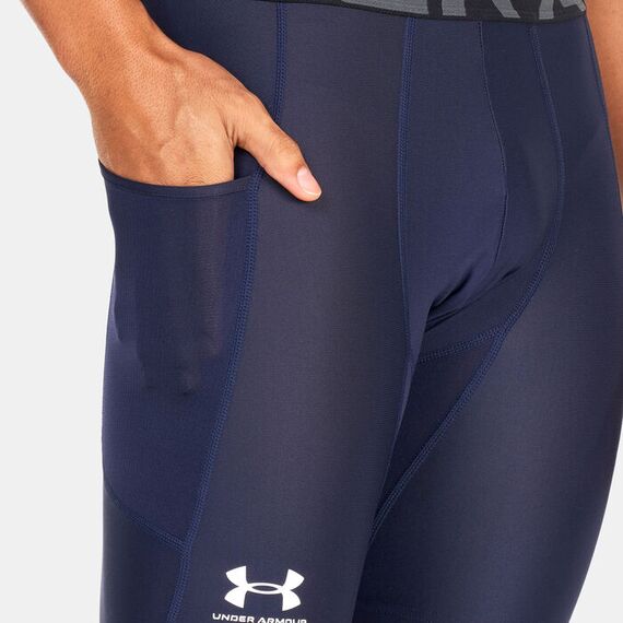 UNDER ARMOUR spodenki kompresyjne sportowe przed kolano UA HG granatowe, Kolor: granatowy, Rozmiar: M, 4 zdjęcie