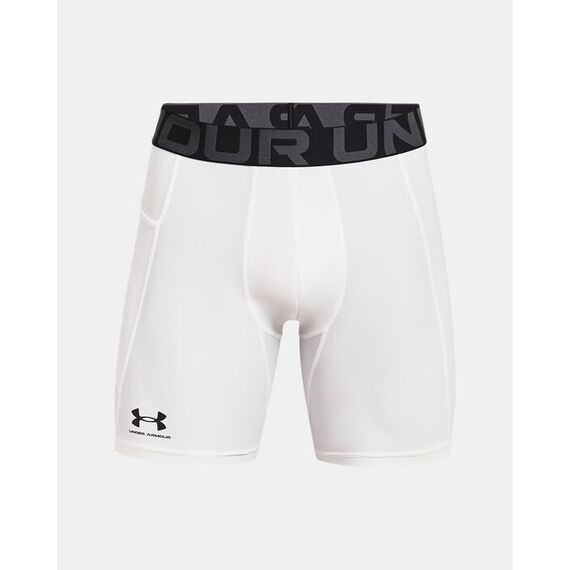 UNDER ARMOUR spodenki kompresyjne sportowe przed kolano UA HG Armour białe, Kolor: biały, Rozmiar: XL, 5 zdjęcie