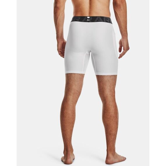 UNDER ARMOUR spodenki kompresyjne sportowe przed kolano UA HG Armour białe, Kolor: biały, Rozmiar: XXL, 2 zdjęcie