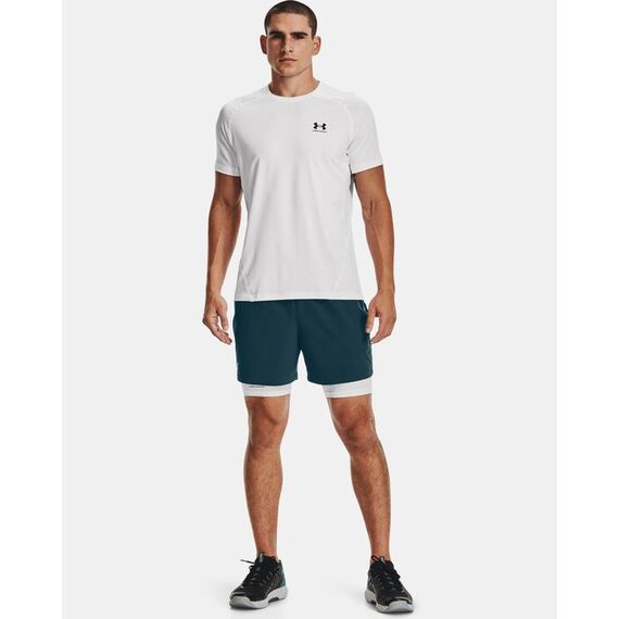 UNDER ARMOUR spodenki kompresyjne sportowe przed kolano UA HG Armour białe, Kolor: biały, Rozmiar: XL, 3 zdjęcie