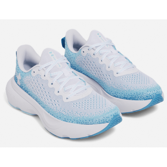 UNDER ARMOUR buty sportowe damskie do biegania UA W Infinite białe, Kolor: biały, Rozmiar: 40, 4 zdjęcie