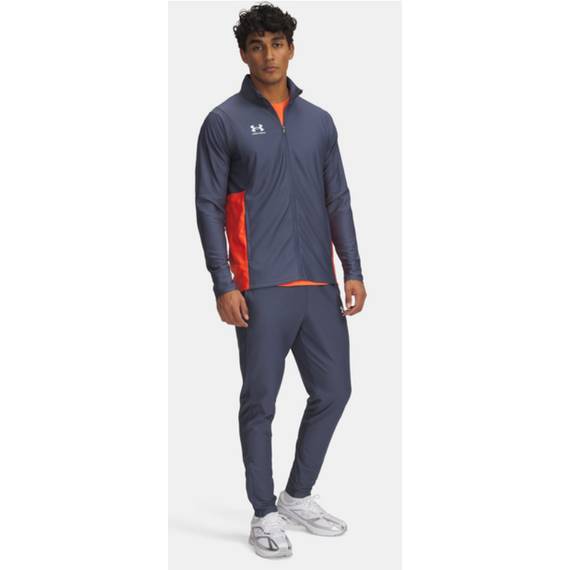 UNDER ARMOUR dres męski komplet bluza i spodnie UA M's Ch. Tracksuit, Kolor: szary, Rozmiar: S