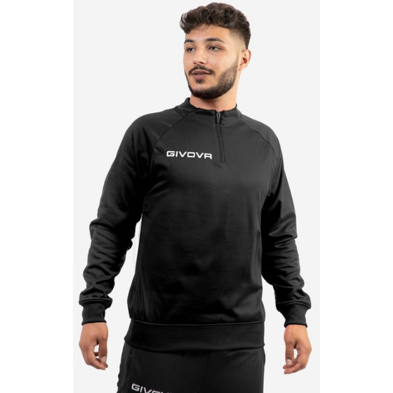 GIVOVA bluza sportowa męska treningowa na zamek MA020 czarny, Kolor: czarny, Rozmiar: XL, 2 zdjęcie