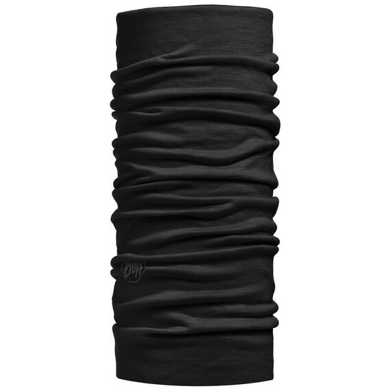BUFF MERINO LIGHTWEIGHT SOLID BLACK
