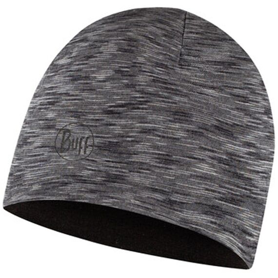 BUFF MERINO LIGHTWEIGHT BEANIE BLACK-GRAPHITE