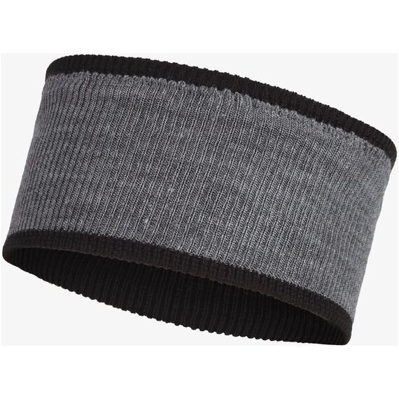 OPASKA BUFF CROSSKNIT HEADBAND SOLID BLACK