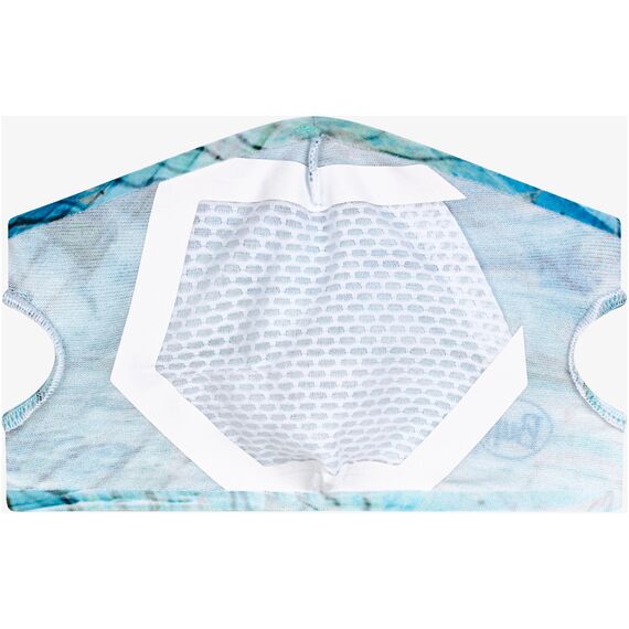 BUFF FILTER MASK MAKRANA SKY BLUE, 2 zdjęcie