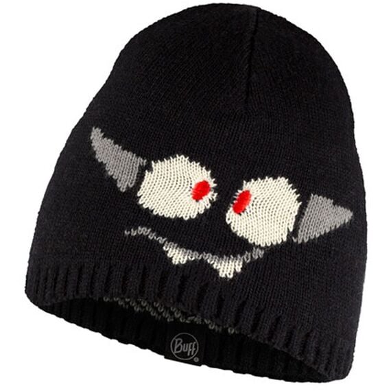 KAPELUSZ BUFF KNITTED HAT BONKY BAFFY BLACK-BLACK