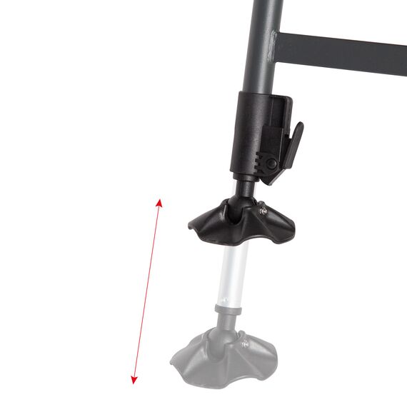 NILS CAMP fotel wędkarski z podnóżkiem leżak turystyczny NC1802 zielony, 8 zdjęcie