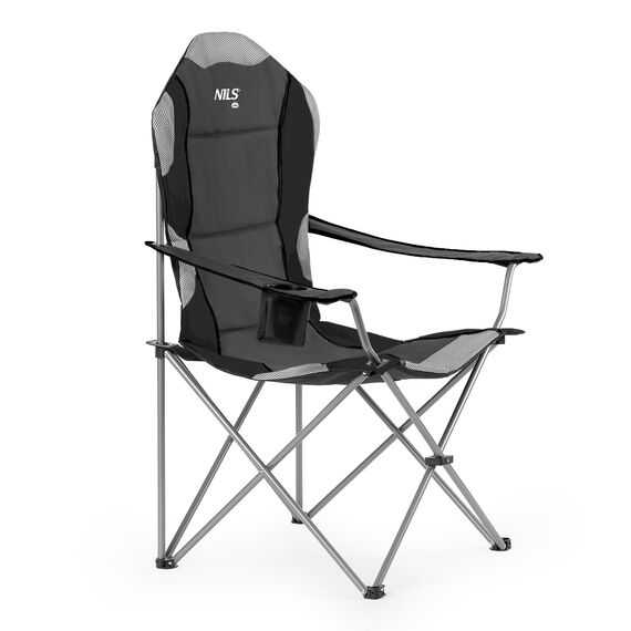 NILS CAMP krzesło turystyczne wędkarskie NC3080 szare, 4 zdjęcie