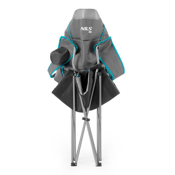 NILS CAMP krzesło turystyczne wędkarskie NC3080 szare, 7 zdjęcie
