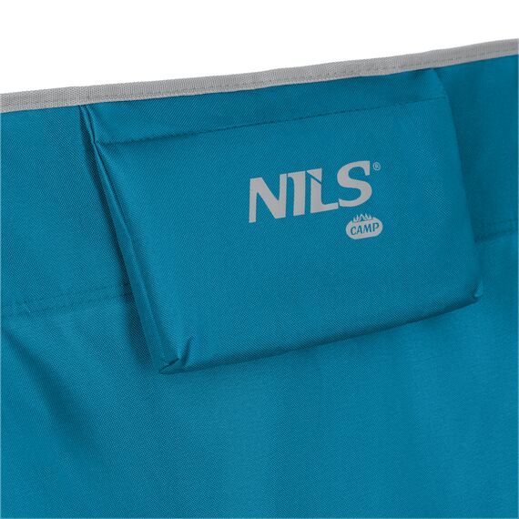 NILS CAMP krzesło turystyczne leżak na plaże NC3306 grantowe, Kolor: czarny, Waga: 0,5, 2 zdjęcie