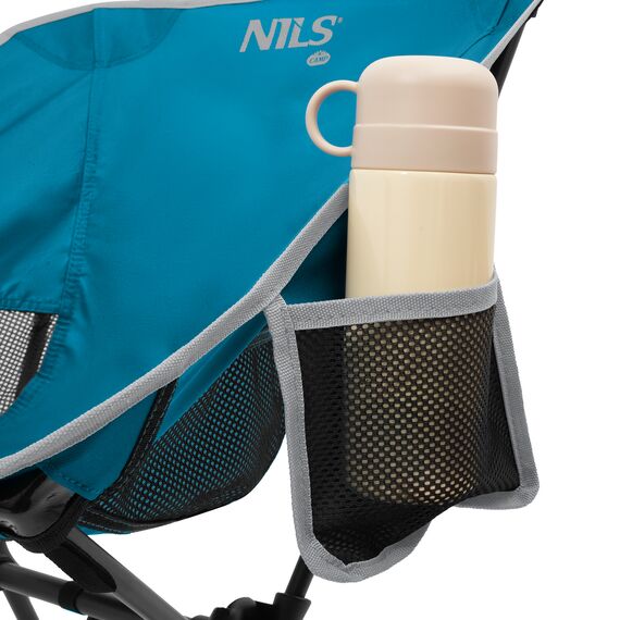 NILS CAMP składane krzesło turystyczne z etui NC3320 niebieskie, Kolor: niebieski, Waga: 0,5, 6 zdjęcie